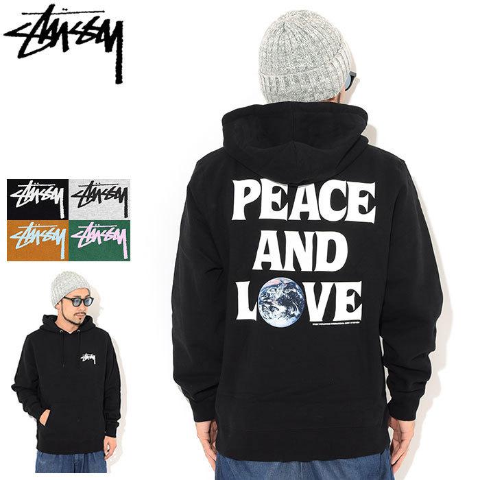 STUSSY ステューシー プルオーバー パーカー メンズ Peace STUSSY ステューシー プルオーバー パーカー メンズ Peace
