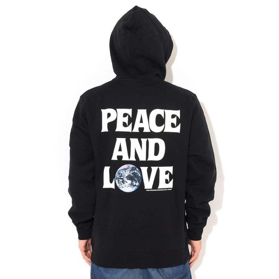 STUSSY（ステューシー） プルオーバー パーカー メンズ Peace & Love