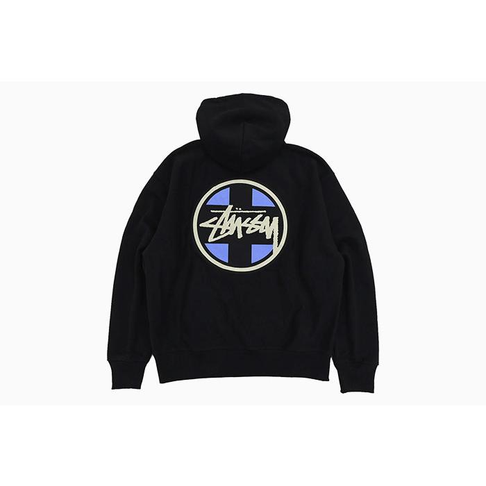 STUSSY ステューシー パーカー プルオーバー メンズ Cross Dot
