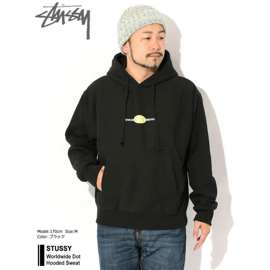 STUSSY（ステューシー） パーカー プルオーバー メンズ Worldwide Dot