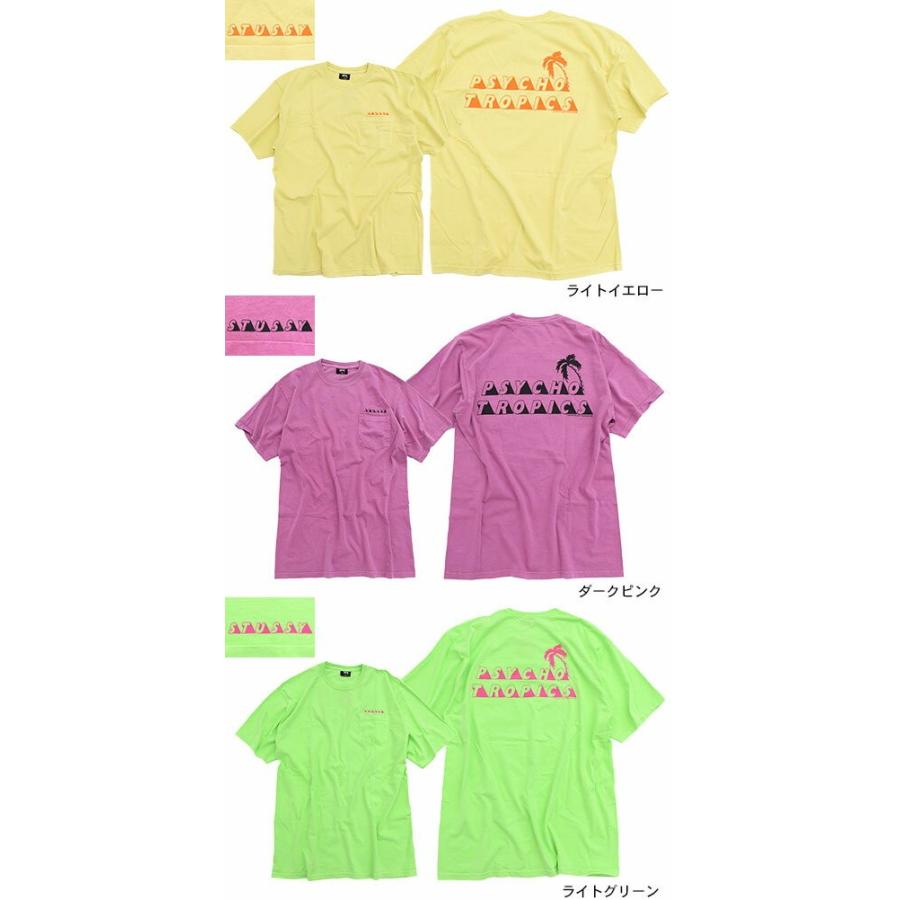 STUSSY（ステューシー） Tシャツ 半袖 メンズ Psycho Tropics Pigment