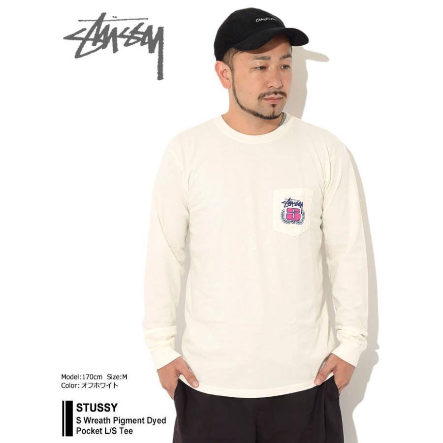 STUSSY（ステューシー） Tシャツ 長袖 メンズ S Wreath Pigment Dyed 