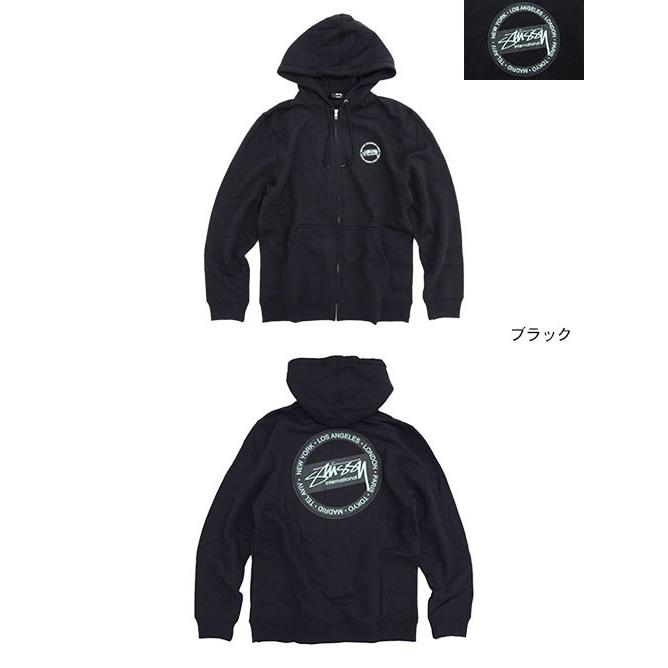STUSSY ステューシー パーカー ジップアップ メンズ