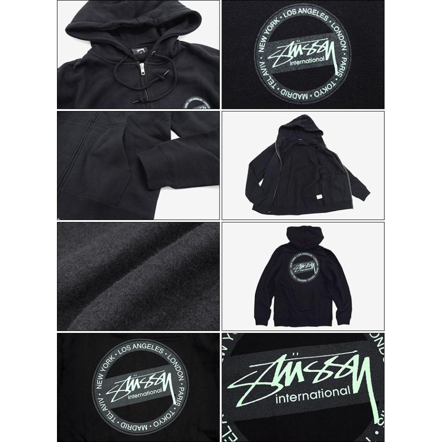 aiSTUSSY ジップパーカー STUSSY(ステューシー) / ジップパーカー/M/コットン/RED | 古着