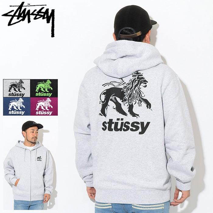 STUSSY ステューシー パーカー ジップアップ メンズ Rasta Lion STUSSY ステューシー パーカー ジップアップ メンズ Rasta Lion