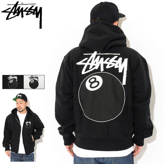 STUSSY ステューシー パーカー ジップアップ メンズ 8 Ball STUSSY ステューシー パーカー ジップアップ メンズ 8 Ball