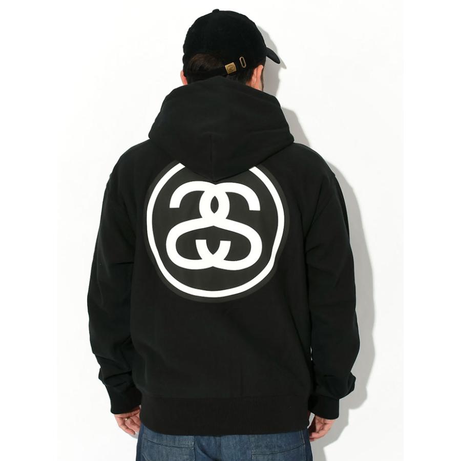 ステューシー パーカー ジップアップ STUSSY メンズ SS Link ( full