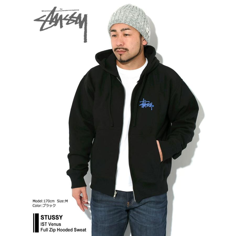 ステューシー パーカー ジップアップ STUSSY メンズ IST Venus ( full zip hooded sweat トップス フルジップ 1974977 USAモデル 正規 品 )｜icefield｜04