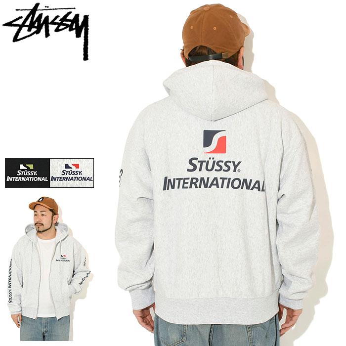 【人気】ステューシーロゴ　パイルアーチロゴ　パーカー STUSSY STUSSY - 【超希少】 STUSSY アーチロゴ入りパーカー パイル刺繍ロゴ