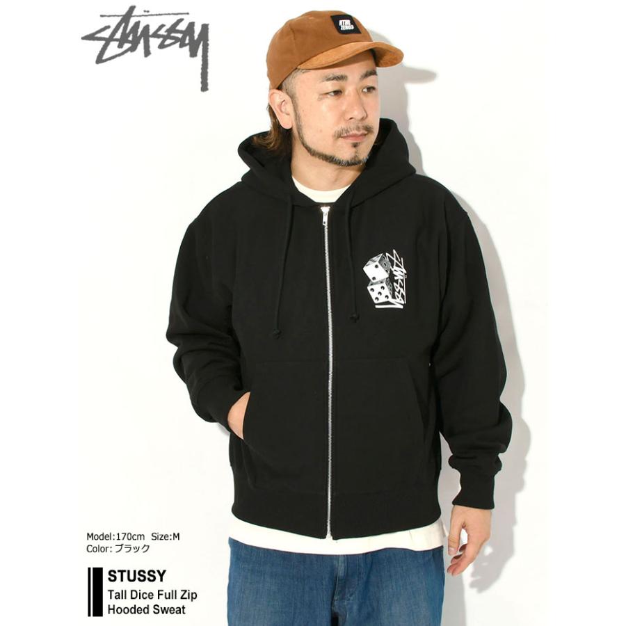 STUSSY（ステューシー） パーカー ジップアップ メンズ Tall Dice