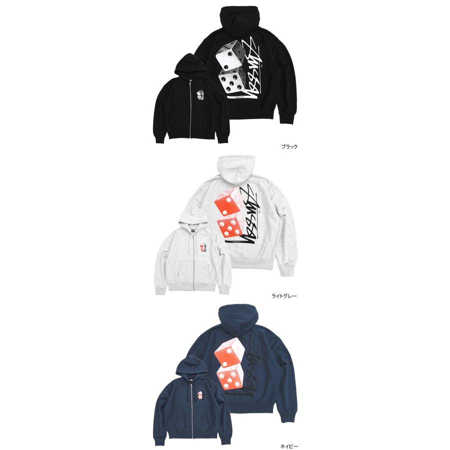 STUSSY（ステューシー） パーカー ジップアップ メンズ Tall Dice