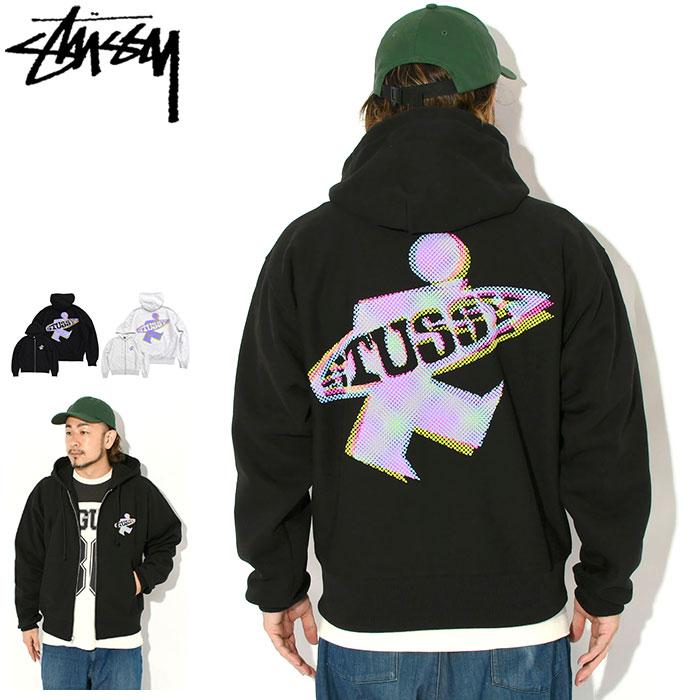 STUSSY（ステューシー） パーカー ジップアップ メンズ Dot Surf