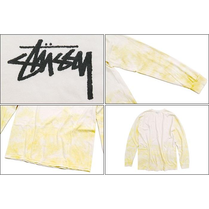 STUSSY ステューシー Tシャツ 長袖 メンズ Small Stock Tie Dye