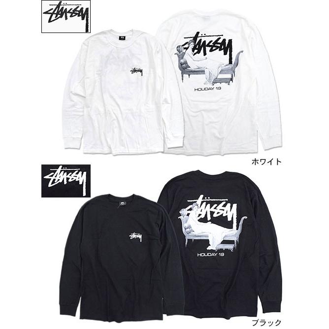 STUSSY ステューシー ロンT Tシャツ 長袖 メンズ Lounge