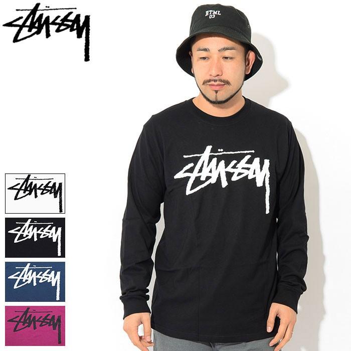 ステューシー Tシャツ 長袖 STUSSY メンズ Stock ( stussy tee T-SHIRTS カットソー トップス ロンt 男性用 1994496 USAモデル 正規 )｜icefield