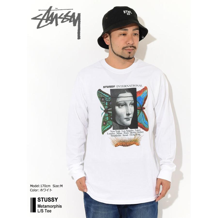 国内正規品 ステューシー 長袖プリントTシャツ 1995000 SLATE-L STUSSY（ステューシー） Tシャツ 長袖 メンズ Metamorphis ( stussy