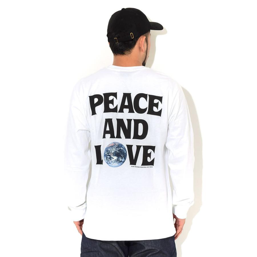 STUSSY（ステューシー） Tシャツ 長袖 メンズ Peace & Love ( stussy