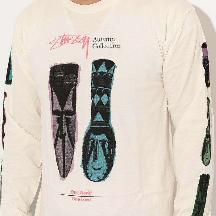 STUSSY（ステューシー） Tシャツ 長袖 メンズ Autumn Masks Pigment