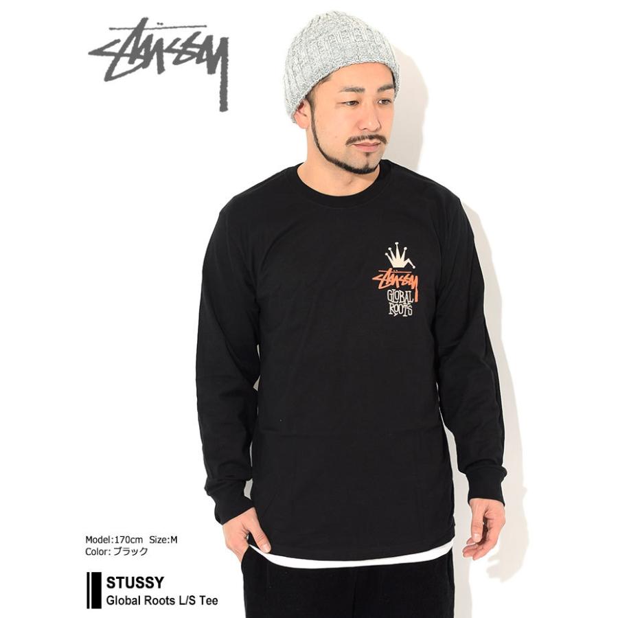 STUSSY（ステューシー） Tシャツ 長袖 メンズ Global Roots (stussy