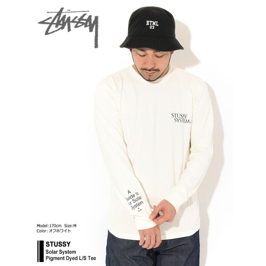 STUSSY ステューシー Tシャツ 長袖 メンズ Solar System Pigment