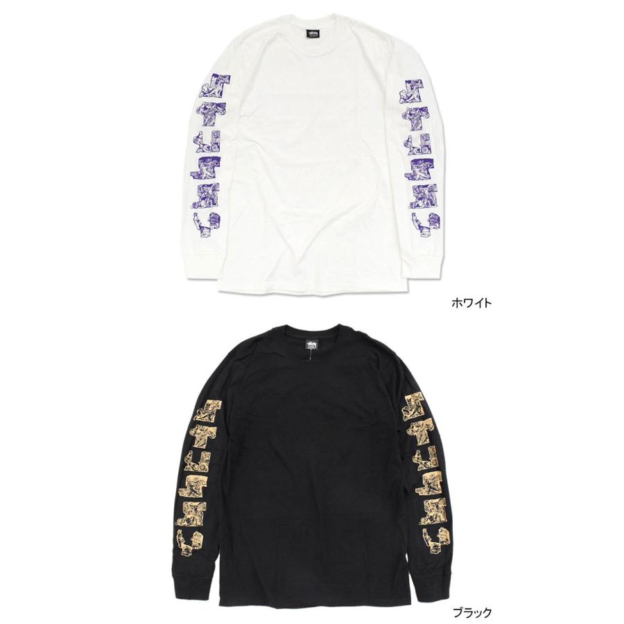 STUSSY ステューシー ロンT Tシャツ 長袖 メンズ Sculptures STUSSY ステューシー ロンT Tシャツ 長袖 メンズ Sculptures