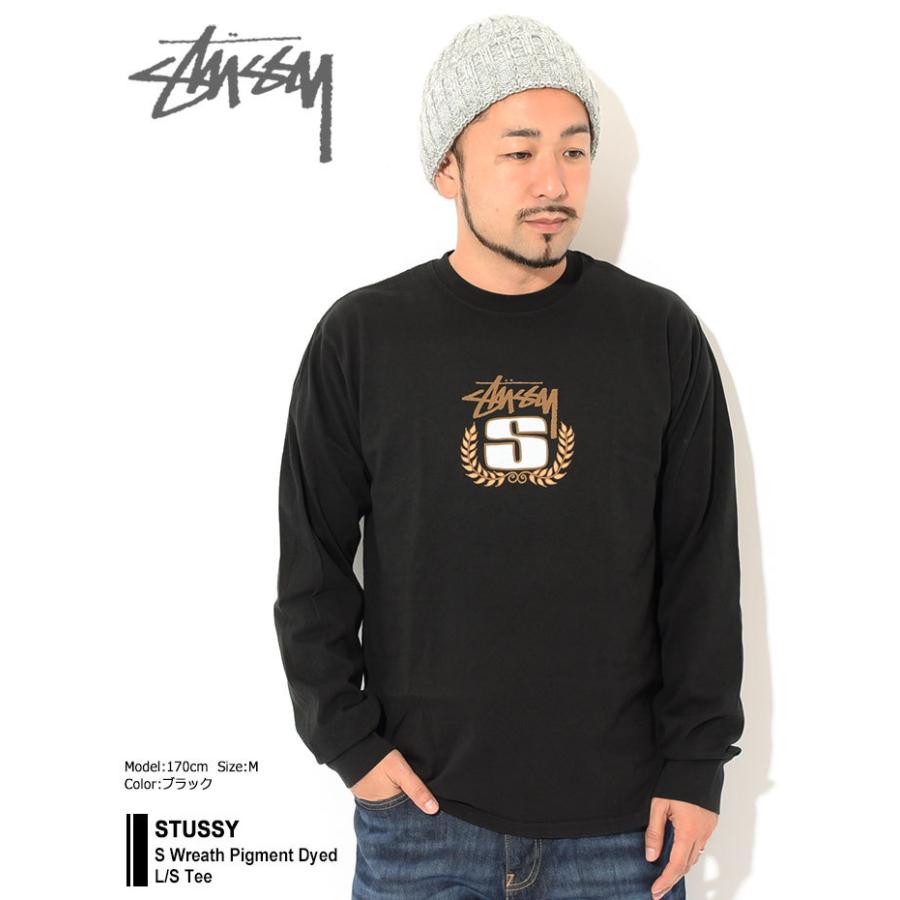 STUSSY（ステューシー） ロンT Tシャツ 長袖 メンズ S Wreath Pigment