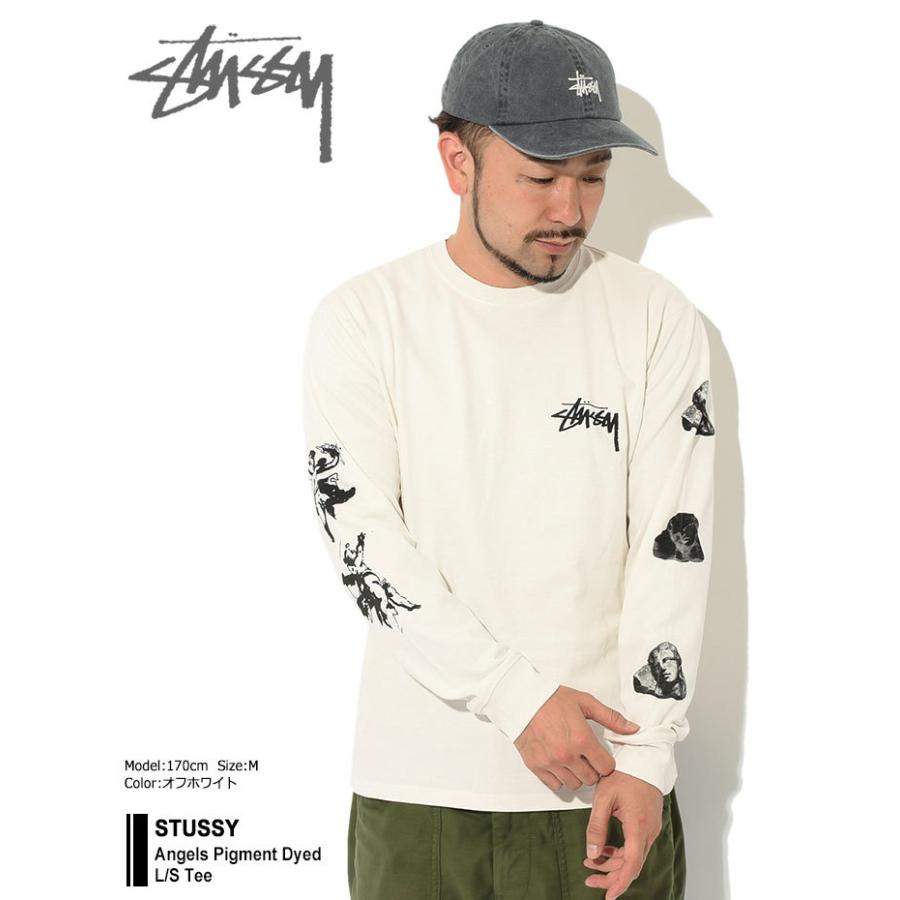 STUSSY ステューシー ロンT Tシャツ 長袖 メンズ Angels Pigment STUSSY ステューシー ロンT Tシャツ 長袖 メンズ Angels Pigment