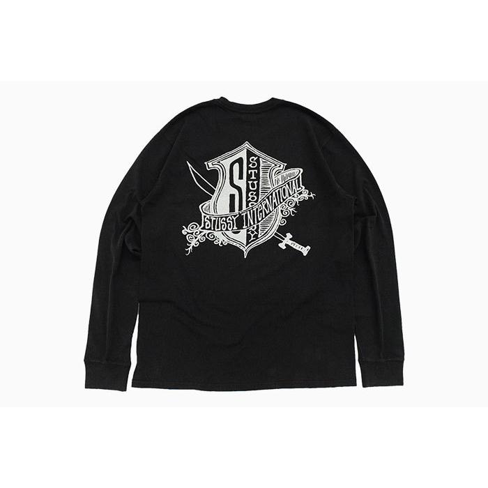 STUSSY ステューシー ロンT Tシャツ 長袖 メンズ Shield Pigment STUSSY ステューシー ロンT Tシャツ 長袖 メンズ Shield Pigment