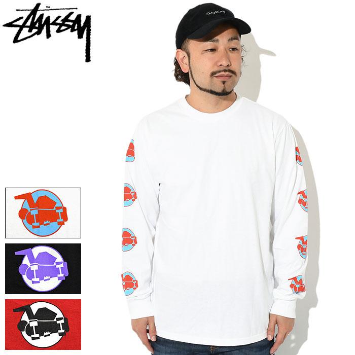 ステューシー ロンT Tシャツ 長袖 STUSSY メンズ Skateman(stussy tee