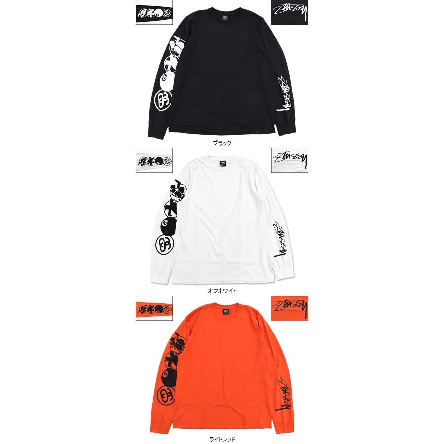 STUSSY ステューシー ロンT Tシャツ 長袖 メンズ Stacked STUSSY ステューシー ロンT Tシャツ 長袖 メンズ Stacked