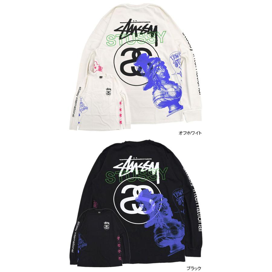 STUSSY ステューシー ロンT Tシャツ 長袖 メンズ Test Strike