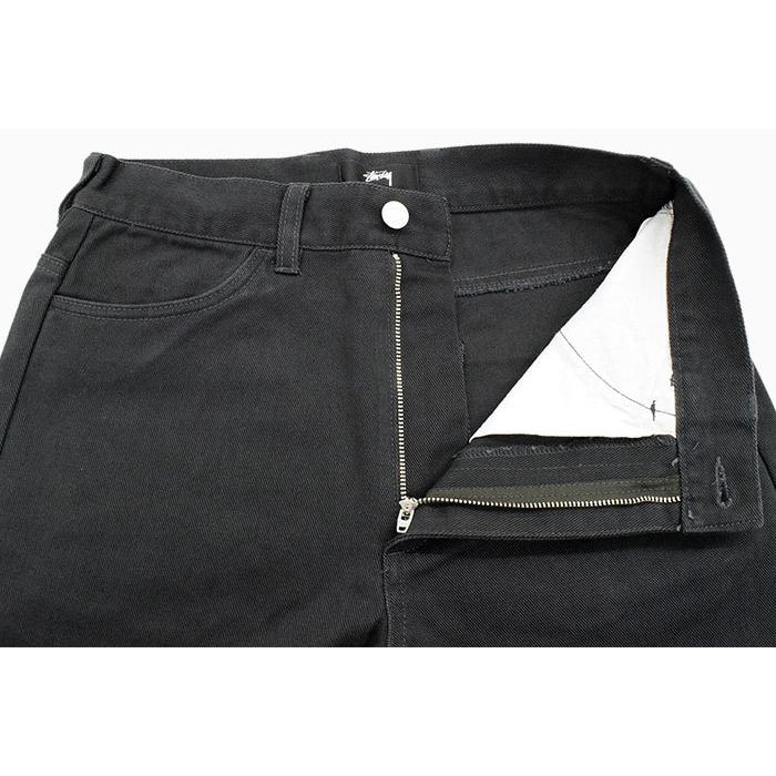 【美品】Stussy 黒 コットンパンツ　Ｓサイズ ステューシーウィメン ステューシー パンツ STUSSY レディース WOMEN