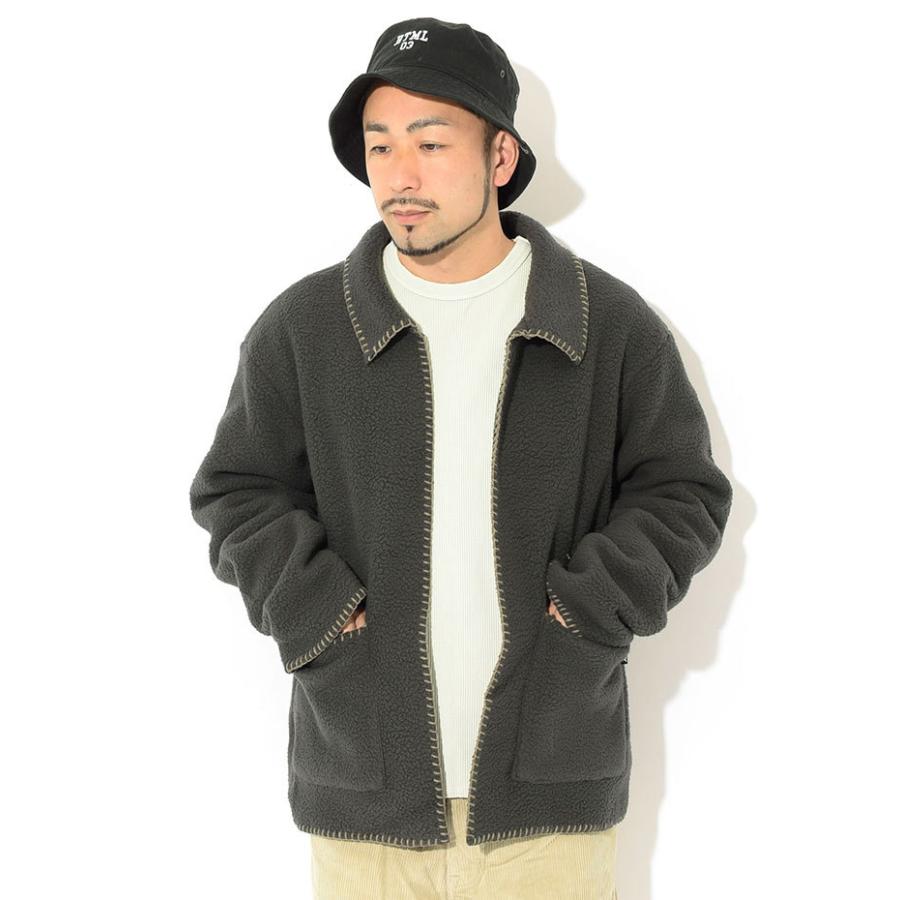 ステューシー ジャケット STUSSY メンズ & レディース Woodsy Blanket Stitch Fleece(stussy JKT フリースジャケット 218128 USAモデル 正規)｜icefield｜04