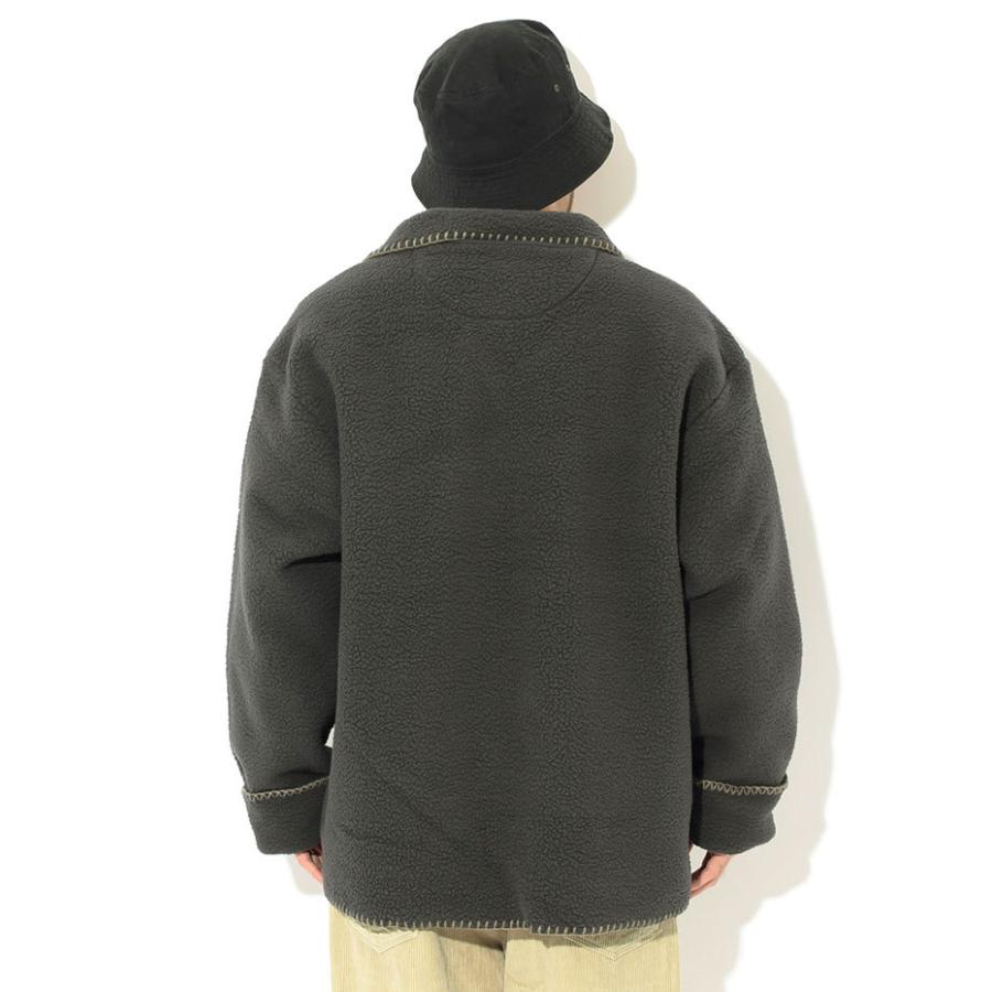 ステューシー ジャケット STUSSY メンズ & レディース Woodsy Blanket Stitch Fleece(stussy JKT フリースジャケット 218128 USAモデル 正規)｜icefield｜05