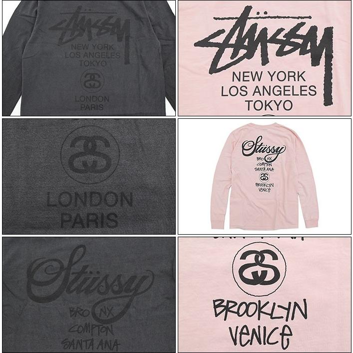 【入手困難!!】ステューシー ✈︎長袖 秋冬 ゆるだぼ 重ね着 一点物 楽天市場】ステューシー STUSSY Tシャツ 長袖 レディース WOMEN