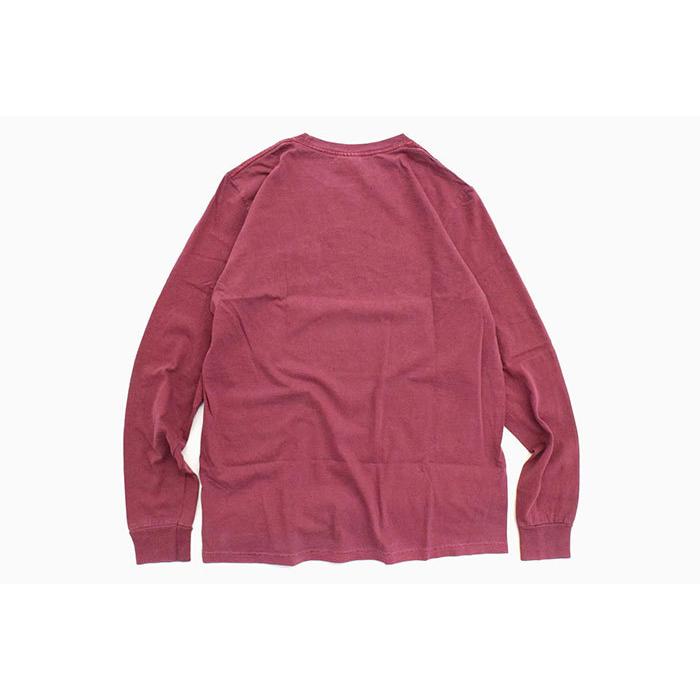 Old Stussyステューシー ドル札 長袖Tシャツ 長袖 ロンT ピンク STUSSY