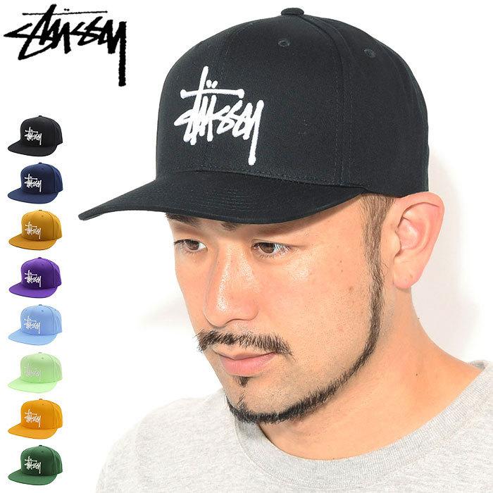 ステューシー キャップ 帽子 STUSSY Basic Stock Snapback Cap