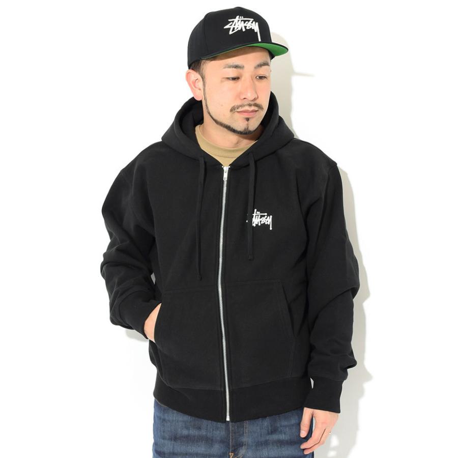 ステューシー パーカー ジップアップ STUSSY メンズ & レディース Basic Stussy ( full zip hooded sweat 1974762 1974649 USAモデル 正規 )｜icefield｜07