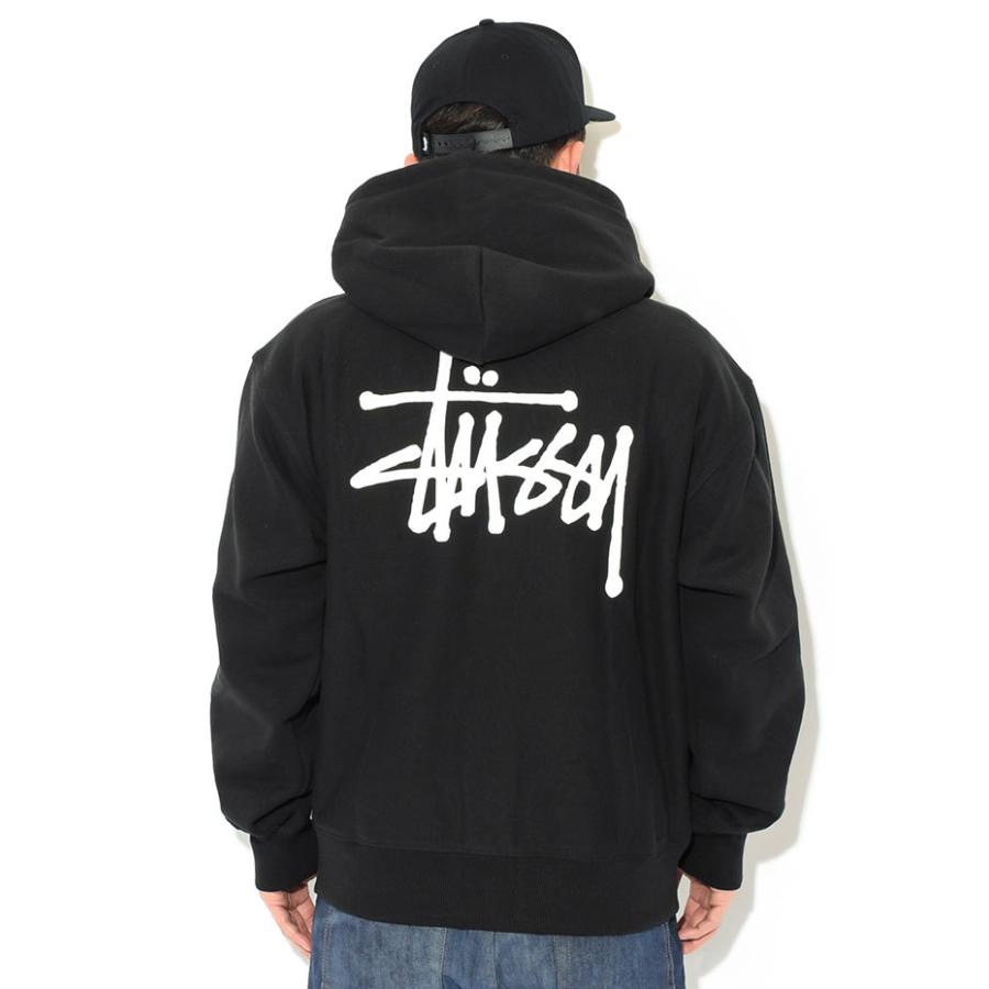 ステューシー パーカー ジップアップ STUSSY メンズ & レディース Basic Stussy ( full zip hooded sweat 1974762 1974649 USAモデル 正規 )｜icefield｜08