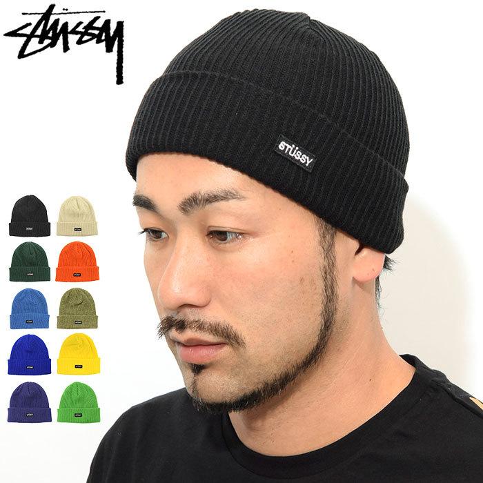 ステューシー ニット帽 STUSSY Small Patch Watch Cap ( stussy beanie ビーニー 帽子 ニット