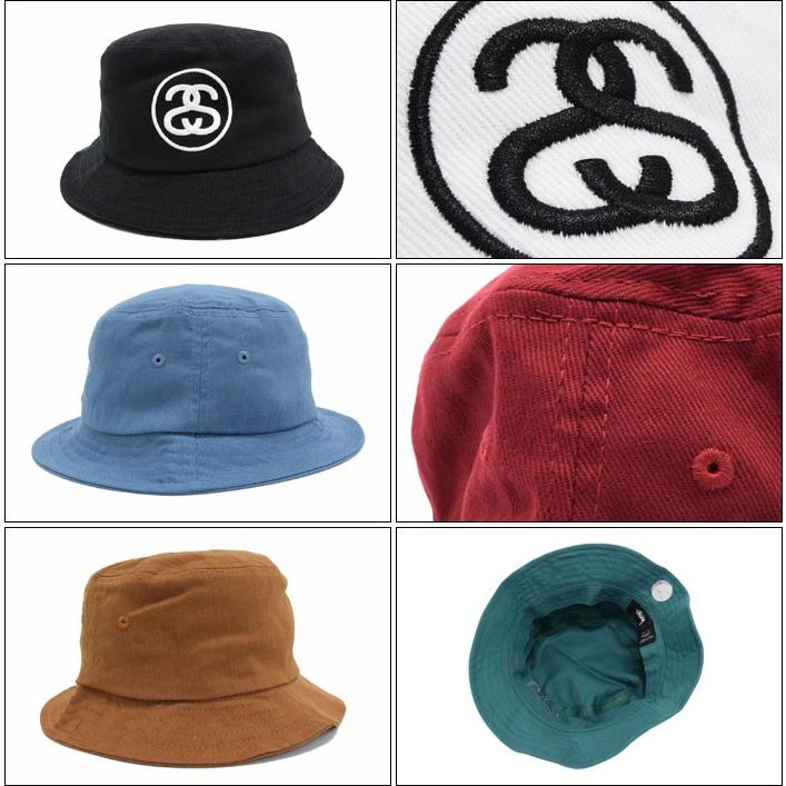 ステューシー バケット ハット STUSSY SS Link Bucket Hat 帽子(stussyhat メンズ・男性用 132754  132726 132719)