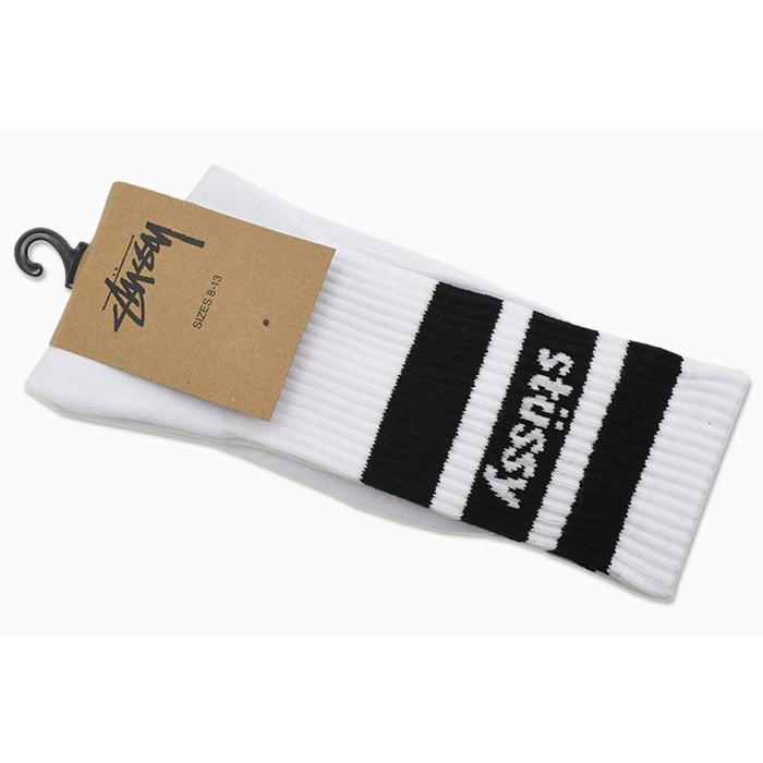 STUSSY（ステューシー） ソックス メンズ Stripe ( stussy crew socks