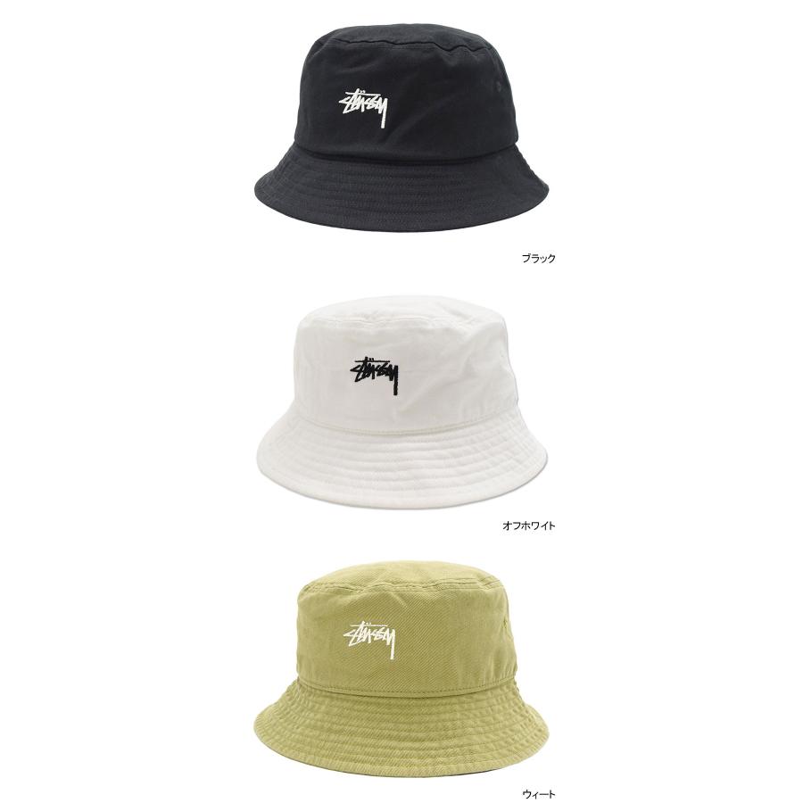 STUSSY ステューシー バケット ハット Stock Bucket Hat 帽子 STUSSY ステューシー バケット ハット Stock Bucket Hat 帽子