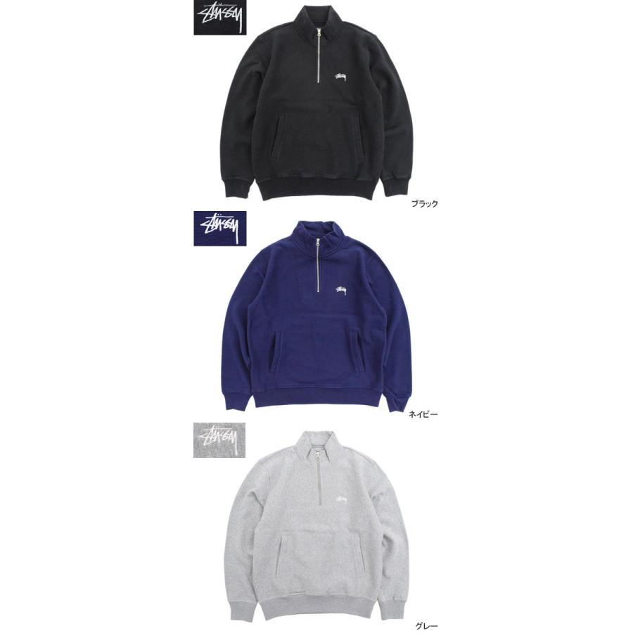 STUSSY ステューシー Stock Mock Neck スウェット トレーナー STUSSY ステューシー トレーナー メンズ Stock Logo Mock Neck