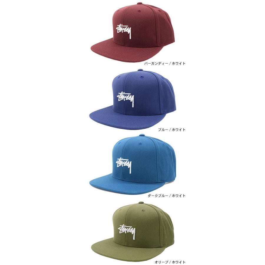 STUSSY ステューシー キャップ 帽子 SU19 Stock Snapback Cap STUSSY ステューシー キャップ 帽子 SU19 Stock Snapback Cap