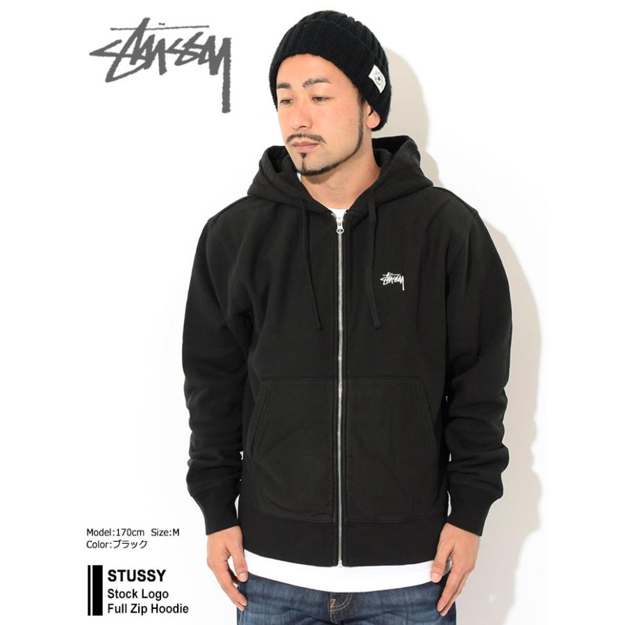 stussy ジップパーカー 黒 M - トップス