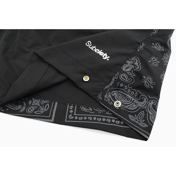 Subciety（サブサエティ） ハーフパンツ メンズ ペイズリー コーチ