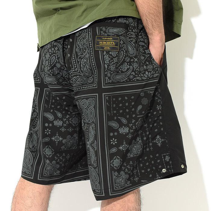 Subciety（サブサエティ） ハーフパンツ メンズ ペイズリー コーチ
