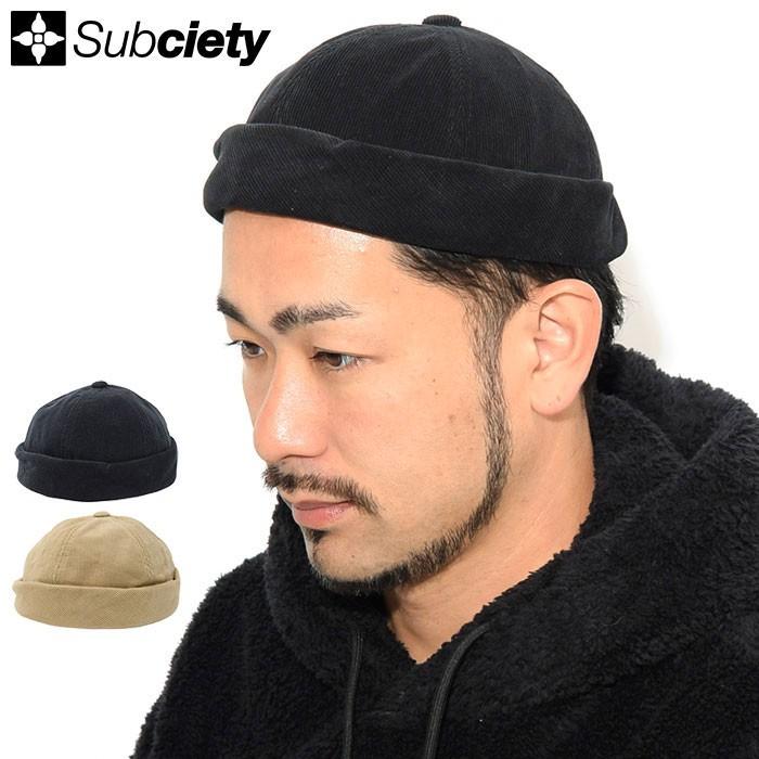 サブサエティ キャップ Subciety メンズ コーデュロイ フィッシャーマン(subciety Corduroy Fisherman Cap ストラップバック 帽子 101-86477)｜icefield