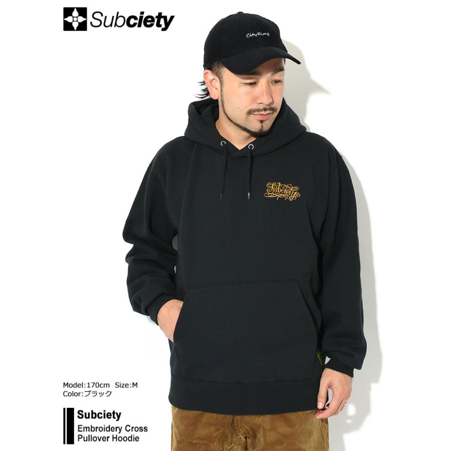 Subciety（サブサエティ） パーカー プルオーバー メンズ エンブロイ